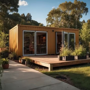 Nhà container thép gấp gọn thân thiện với môi trường 20ft, giá tốt nhất, có thể tùy chỉnh, dùng làm quán cà phê, phòng ngủ/trung tâm thương mại - Product Image 3