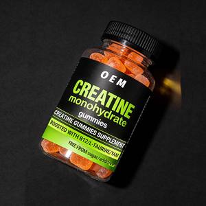 Private Label OEM Creatine Monohydrate Pectin Gummy Sugar-Free Vegan Muscle Building Sports <b>Nutrition</b> <b>Supplement</b> Adults Fitness - Product Image 5