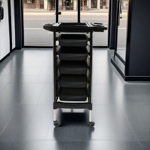 Troli Praktis yang Dapat Disesuaikan untuk Peralatan Barber OEM Grosir untuk Salon - Product Image 5