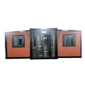 Unité modulaire préfabriquée chinoise, conteneur pliable <span class=keywords><strong>à</strong></span> double aile, maison temporaire pour campement - Product Image 2