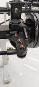 Capacidad 9Ton 10Ton 11Ton Haz de eje redondo 127mm Eje de dirección del remolque Eje de dirección hidráulica - Product Image 6