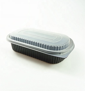 Pp Chất liệu <span class=keywords><strong>900ml</strong></span> nhựa dùng một lần 3 ngăn ăn trưa hộp thực phẩm container với nắp - Product Image 4
