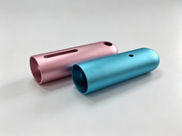 Boîtier en alliage d'aluminium anodisé usiné sur mesure par CNC, composants d'usinage de précision OEM pour appareils électroniques
