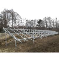 Quick Installation Aluminum PV Ground Mounting Stand Structure Solar Panel Pole Mount Ground Mounting System Solar Racking