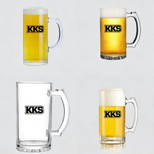 Verres à bière personnalisés en gros <span class=keywords><strong>de</strong></span> 500 ml, verres à jus, verres à lait, verres à vin <span class=keywords><strong>de</strong></span> blé en cristal - Product Image 6