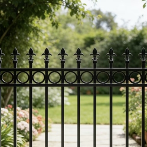 Clôture en aluminium pour maison, 4 pieds, 5 pieds, 6 pieds, 8 pieds, clôture métallique bon marché, clôture de jardin, clôture de périmètre - Product Image 2