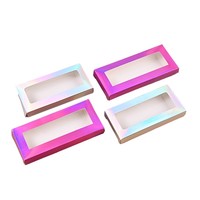 Luxury Cosmetic Paper Boxes Discounted Price Stocked Colored Nail Board Packaging Cardstock for Food Wigs Embossing Printing