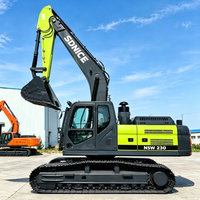 Nouvelle pelle sur chenilles robuste NSW230 23T avec pompe Kawasaki K3V, réservoir de carburant de 350 L, profondeur de fouille de 6,6 m et portée de 9,9 m
