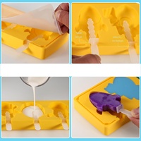 Moule à glace en silicone souple de qualité alimentaire pour la fabrication de glaces, de bâtonnets glacés et de bâtonnets de fromage maison à la maison