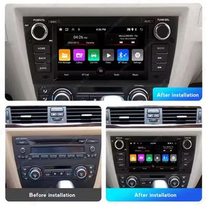 Sistema de Estéreo para Auto de 7 Pulgadas y 2 Din para BMW Serie 3 E90 2005-2012 con Carplay, Android Auto, Navegación GPS, WiFi+4G, Unidad Principal BT - Product Image 2