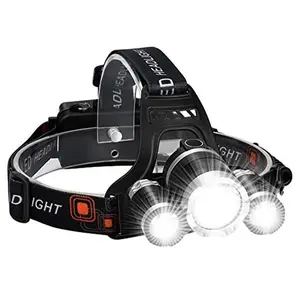 उच्च गुणवत्ता 10W T6 एलईडी हेडलाइट शिकार डेरा डाले हुए लंबी पैदल यात्रा के लिए काम कर रहे 18650 रिचार्जेबल एलईडी Headlamp