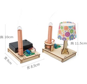 Jouets de transmission de puissance sans fil bricolage pour enfants Kit de modèle en bois expérience <span class=keywords><strong>physique</strong></span> STEM jouets éducatifs amusants - Product Image 5