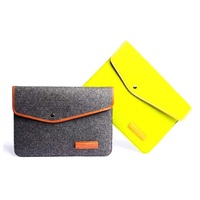 Vente chaude feutre bureau affaires transportant feutre pochette d'ordinateur porte-documents Document sac à main housse de protection