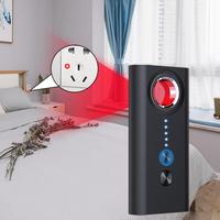 Detector de Cámaras Ocultas Portátil T1, Detector de Micrófonos Espía, con Wi-Fi, Control Remoto por Aplicación, Alarma Estroboscópica