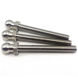 Tornillo de Cabeza Esférica de Ocho Direcciones M8 M30 de Acero Inoxidable de Alta Resistencia, Mecanizado con Precisión para Ruedas Giratorias - Product Image 1