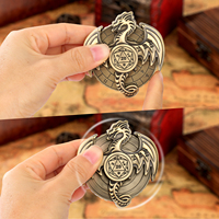 Unique 7-en-1 Compass Dice Roulette Dice Spinner avec boîte-cadeau pour D et Dragon Game Party Favors - Roulette Wheel RPG Dice Set