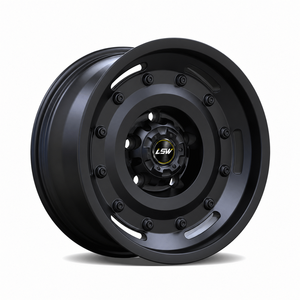 ล้อฟอร์จ LSR8002 6x139.7 ขนาด 17 18 20 นิ้ว ดีไซน์ใหม่มาแรง สีดำด้าน สำหรับรถจี๊ป ฟอร์ด โตโยต้า - Product Image 1