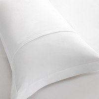 100% coton taille Standard taies d'oreiller pur coton naturel hôtel qualité Premium taies d'oreiller taie d'oreiller reine