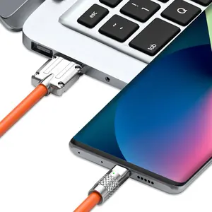 고품질 2.4A 1 미터 전력 아연 합금 데이터 케이블 iPhone 용 고속 전송 고속 충전 TPE USB 케이블