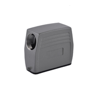 Boîtier de connecteur industriel rectangulaire robuste WEVEL H16A-SO-2B/H16A-TO-2B IP65 mâle/femelle, cuivre plaqué argent, 16A 500V