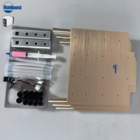 Radiateur en aluminium refroidi par eau de haute qualité, plaque de refroidissement liquide, connecteurs 8MM/10MM pour boîtier d'ordinateur, système de refroidissement CPU F-S19