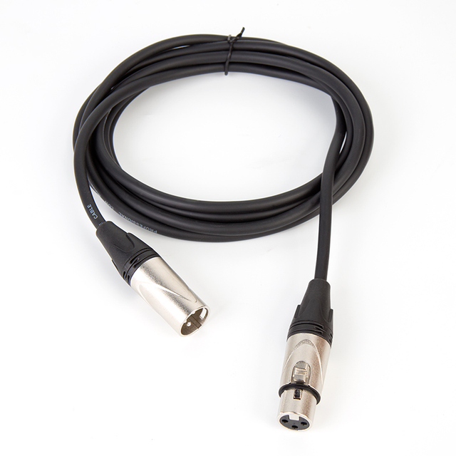 MC054 Professional XLR to XLR Microphone Cable with OFC Conductors and Metal Connectors for Studio & Live Sound