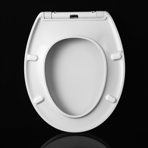 Siège de toilette commercial ultra-mince UF à fermeture douce, charnière en acier inoxydable, dépose rapide à une touche, résistant aux salissures pour salle de bain - Product Image 1