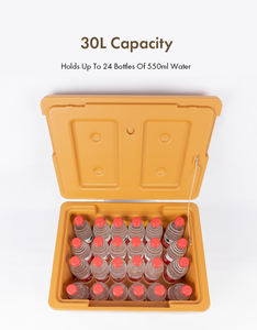 Glacière isotherme portable 30L personnalisable avec logo pour vin et boissons en canettes - Product Image 3