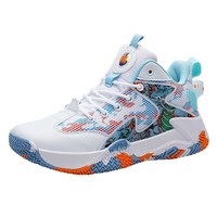 Chaussures de basketball respirantes antidérapantes pour l'entraînement, été, profil bas, empeigne en mesh, unisexe, semelle extérieure en caoutchouc, camouflage coloré, prêtes à l'emploi