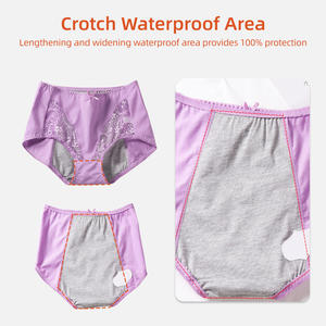 Sous-vêtements menstruels réutilisables et lavables pour femmes, culottes pour le <span class=keywords><strong>cycle</strong></span> <span class=keywords><strong>menstruel</strong></span> - Product Image 2