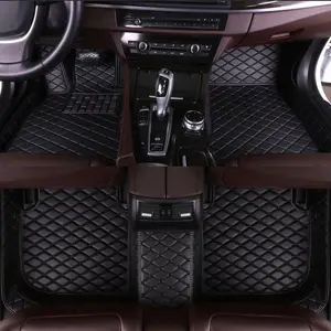 Luxo tapete do carro colorido chooseNon-Slip veículo Floor Mats para peugeot 307/peugeot 206/ford fiesta/golf 6