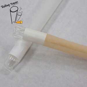 Papier à rouler à fumer avec embout en verre conique, logo personnalisé, 105 mm, non blanchi/blanchi - Product Image 2