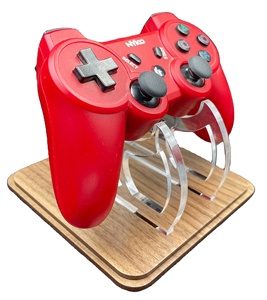 Support de manette de <span class=keywords><strong>jeu</strong></span> flottant en acrylique avec base en bois, support d'affichage pour console de <span class=keywords><strong>jeu</strong></span> PlayStation - Product Image 1