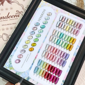 Vernis à ongles gel œil de chat en verre de 36 couleurs, petite ampoule, satiné, scintillant, cristal, couleur bonbon, art des ongles, vernis gel œil de chat - Product Image 1