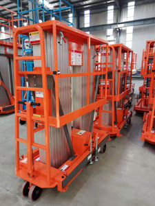 स्व-चालित डबल मस्तूल एल्यूमीनियम मिश्र धातु आदमी लिफ्ट मंच - Product Image 2