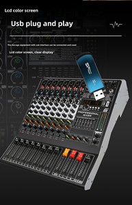 Voxfull LN-8เครื่องผสมสัญญาณเสียงสเตอริโออุปกรณ์บันทึกเสียง USB 256 DSP - Product Image 5