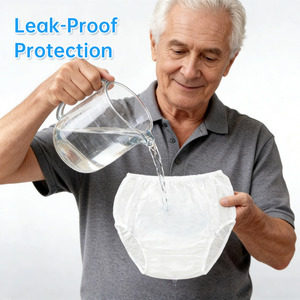 Couches lavables pour adultes en TPU transparent givré, réutilisables, avec boutons, imperméables, pour la <span class=keywords><strong>protection</strong></span> contre l'incontinence - Product Image 3