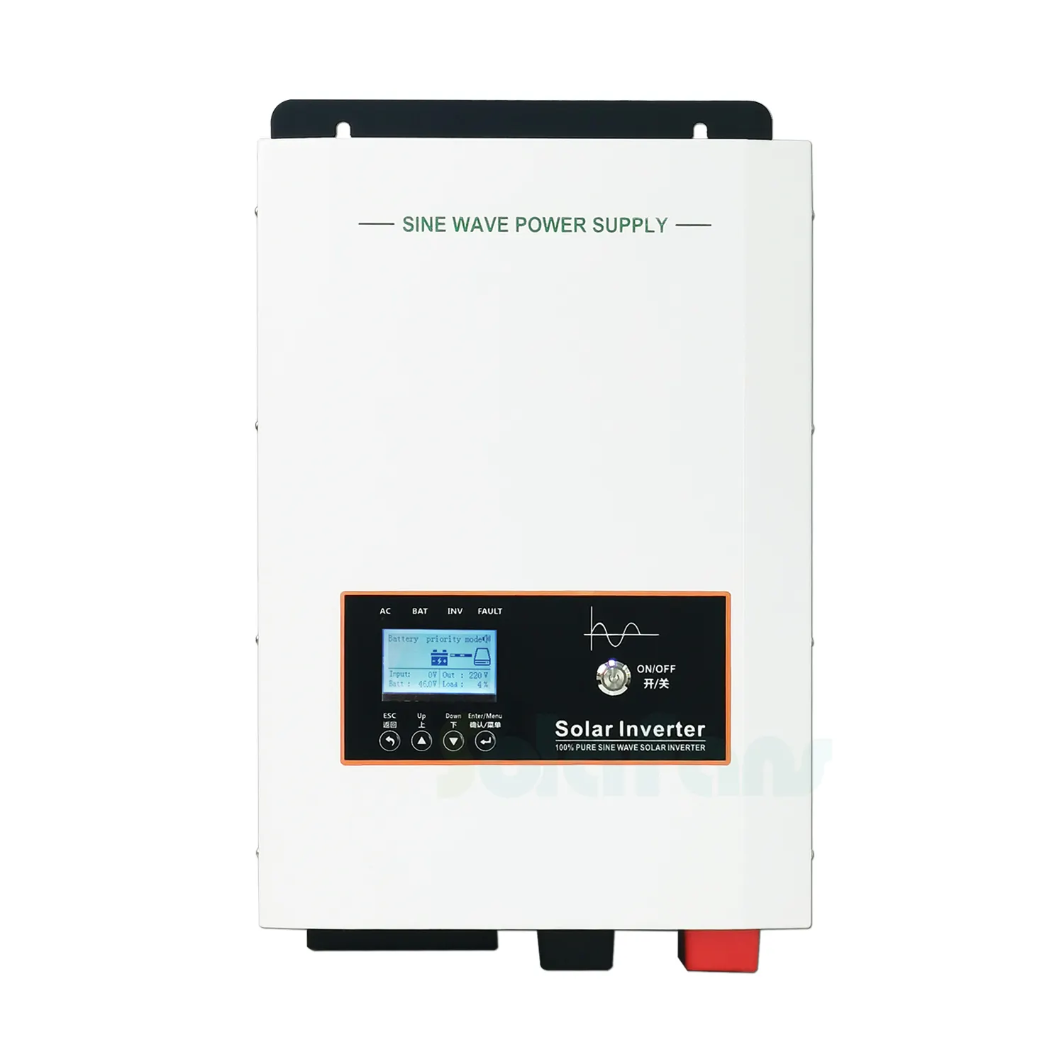 Dc 24V 48V 72V Ac 110V 220V 230V 240V 3000W Omvormer Voor Zonne-Energie Met Limiter Sensor, Voor Batterijontlading Of Grid Tie Omvormer