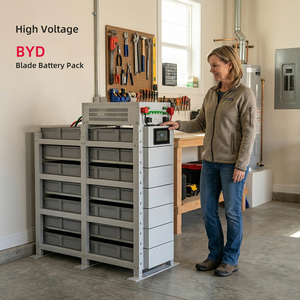 Stock UE Stockage de batteries haute tension 20kWh-100kWh Cellule de batterie Blade officielle BYD 200V-1000V 93kWh 100kWh Batteries solaires domestiques - Product Image 1
