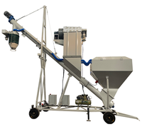 Machine de déchargement en vrac portative du grand sac à la remorque de réservoir de ciment en vrac