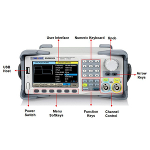 Générateur de signaux arbitraires à impulsions Siglent SDG6022X SDG6022X-E 2,4 GSa/s, 2 canaux, résolution 16 bits pour instrument de test - Product Image 4