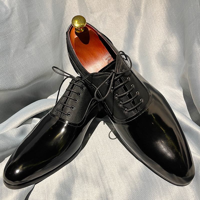 Customized 2024 Korean Style Simple Suit Oxford Shoes 5-Hole Lace up All-Match Men's Leather Gentleman Elegant Men Dress Shoes| Alibaba.com Customized 2024 Korean Style Simple Suit Oxford Shoes 5-Hole Lace up All-Match Men's Leather Gentleman Elegant Men Dress Shoes| Alibaba.com