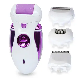 4in1 çok fonksiyonlu elektrikli tıraş makinesi şarj edilebilir epilatör epilasyon ayak bakımı aracı jilet kadınlar ve erkekler için