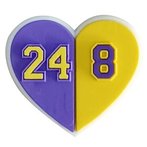 Chaussures personnalisées Kobe numéro 24 <span class=keywords><strong>Lakers</strong></span> breloques chaussures PVC caoutchouc vente en gros détachable chaussures accessoires breloque décoration cadeaux - Product Image 6