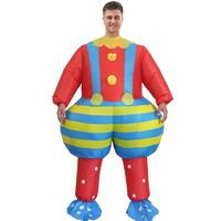 Mascotte gonflable de clown escargot grincheux taille unique pour adulte, idéale pour les fêtes d'Halloween et les déguisements de cosplay