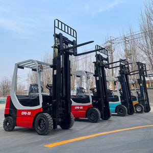 Carretilla elevadora eléctrica 1.8ton Carretilla elevadora de 2 toneladas de cuatro ruedas de Doble accionamiento con batería de litio Carretilla elevadora de batería de iones de litio para uso en interiores - Product Image 2