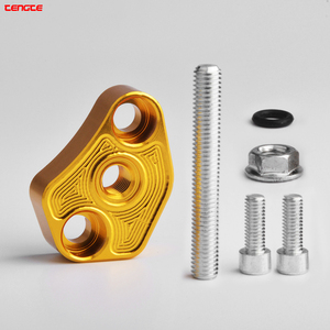 ตัวปรับความตึงโซ่ไทม์มิ่ง CNC แบบปรับได้ แทนที่ตัวปรับความตึงโซ่แบบเดิมของโรงงาน แก้ไขเสียงรบกวนของเครื่องยนต์ สำหรับรถสกู๊ตเตอร์ฮอนด้า <span class=keywords><strong>PCX</strong></span> Giorno LEAD 125 160 - Product Image 1