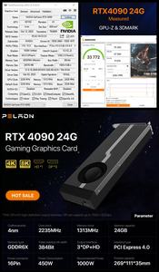Tarjeta Gráfica para Servidor con IA Geforce RTX 4090D de 24GB, 100% Nueva, Rtx 4090 de 48GB GDDR6X, Memoria GDDR6X de 16 Pines y 24GB que Garantiza un Funcionamiento Fluido - Product Image 5