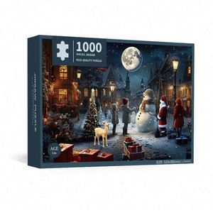Puzzle Thème Noël Premium 1000 Pièces - Père Noël - Enfants, Adultes, Famille - Product Image 1
