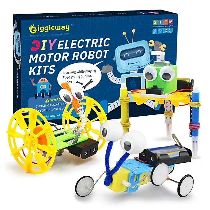מנוע חשמלי רובוטית מדע ערכות לילדים, גזע צעצועים, ילדים מדע ניסוי ערכה
